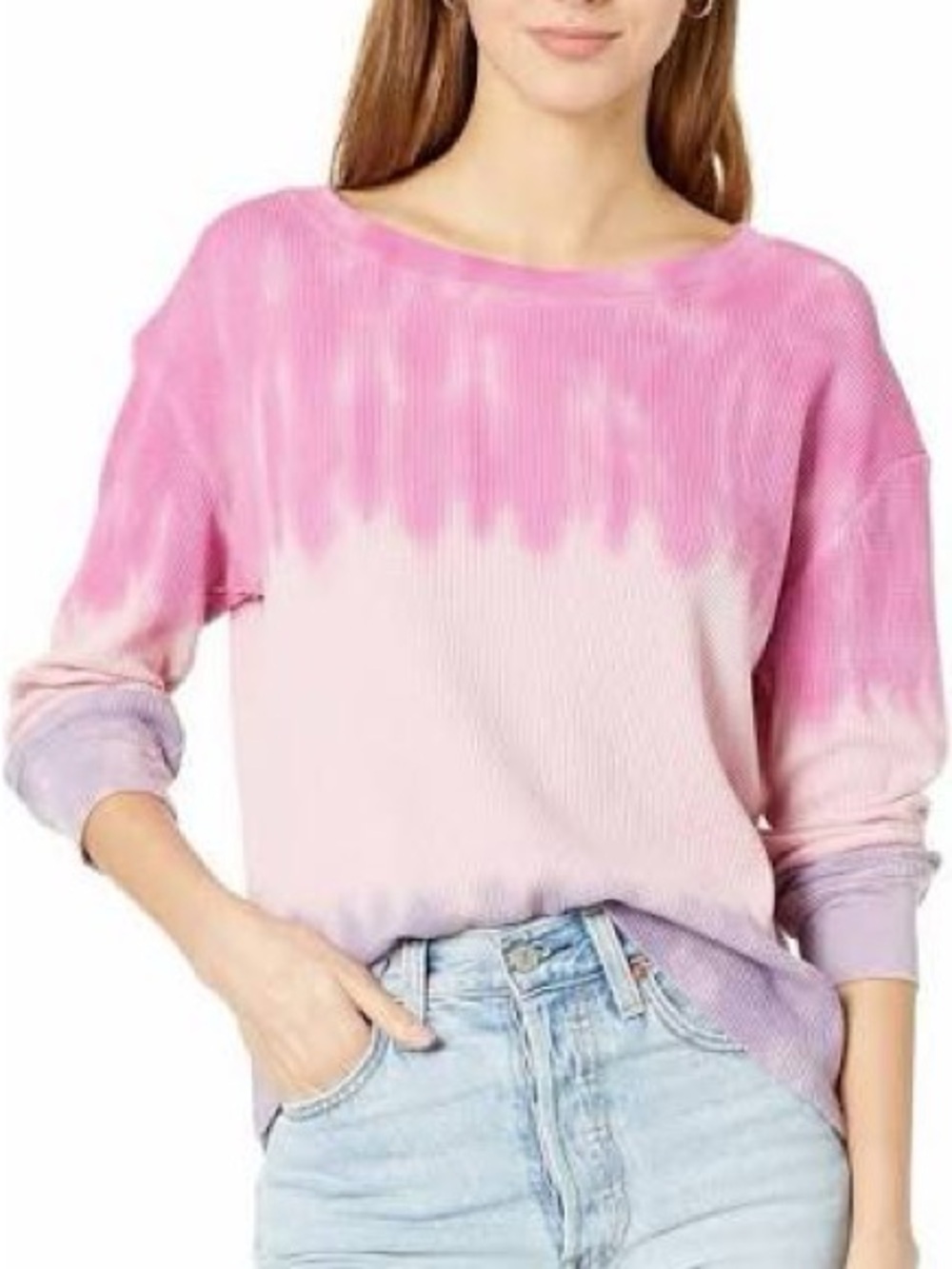 Splendid x National Breast Cancer Foundation Felicity Ombre Pink Top Size M
